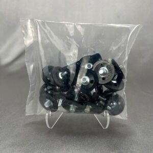 Champ Replacement Golf Spikes Black Threaded Cleats with Wrench Tool 22 Count